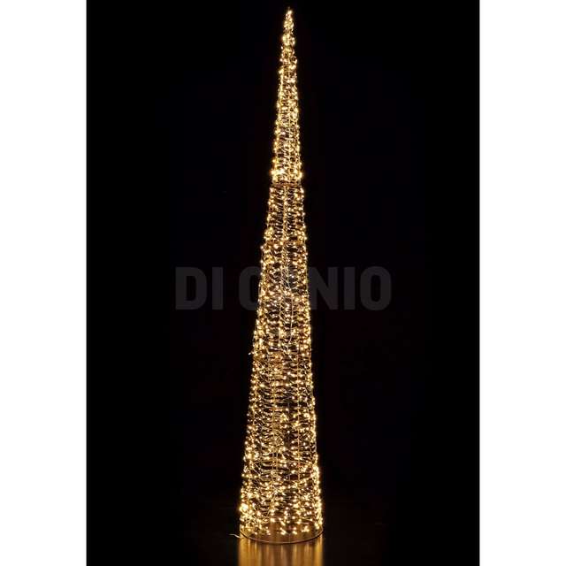 Albero natale pe oro 2400l est d45x280 d45x280 - Principale