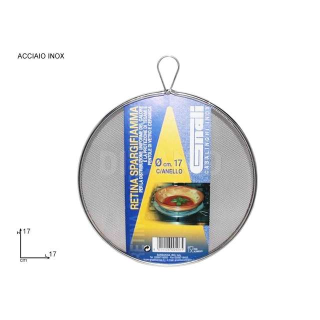 Retina spargifiamma dm.17 con anello - Principale