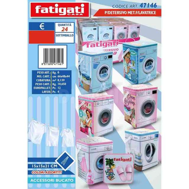 P/detersivo met. f/lavatrice 15x15x2 - Principale