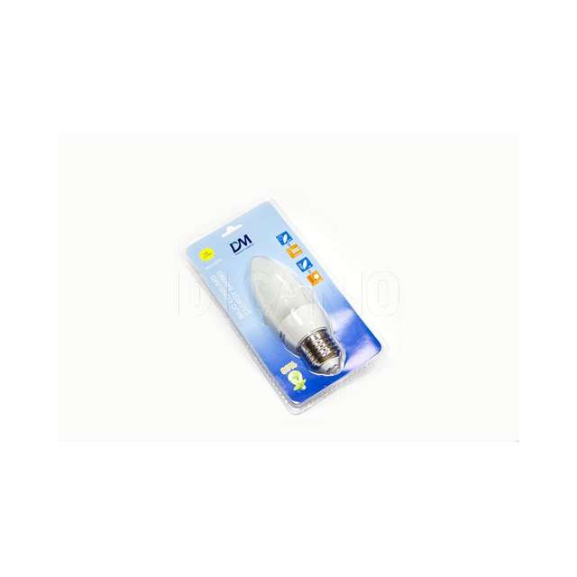 Lampadina candela 9w e27 2700k luce calda partenope - Principale