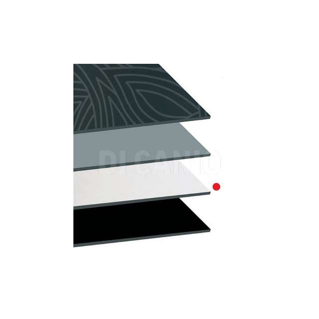 Piano compactop bianco 68x68 gaber - Principale