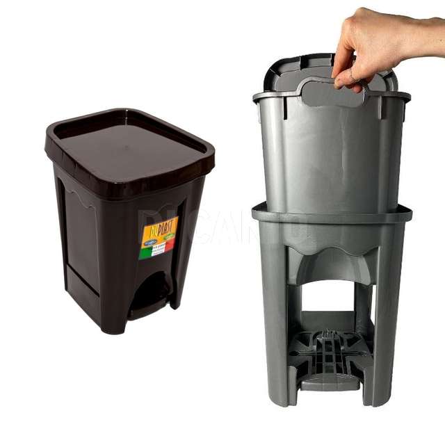 Eco pattumiera margherita lt 16 wnge - Principale