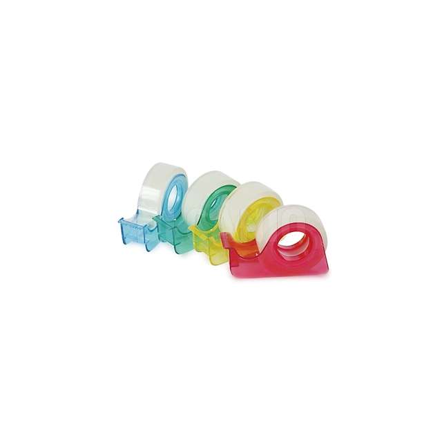 Set 5 pz nastro adesivo con dispenser assortini - Principale