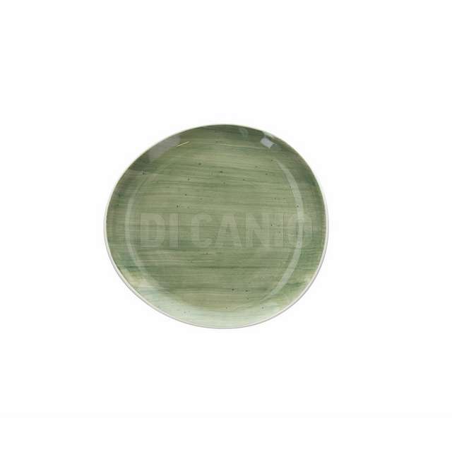 Piatto dessert 20,2 cm b rush verde h2 - Principale