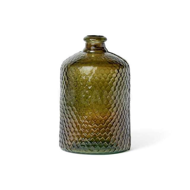 Vaso vetro martelloato verdone dm.19x31 - Principale