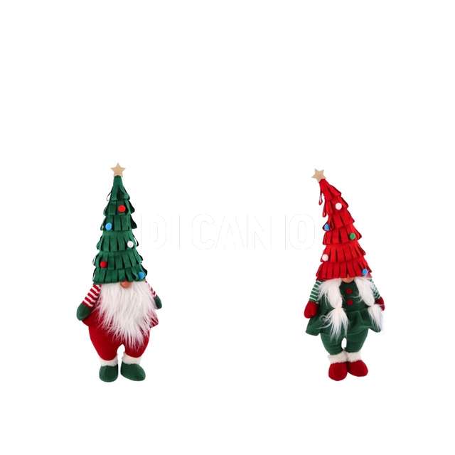 Decorazione natale folletto ass cm26x16xh65 - Principale