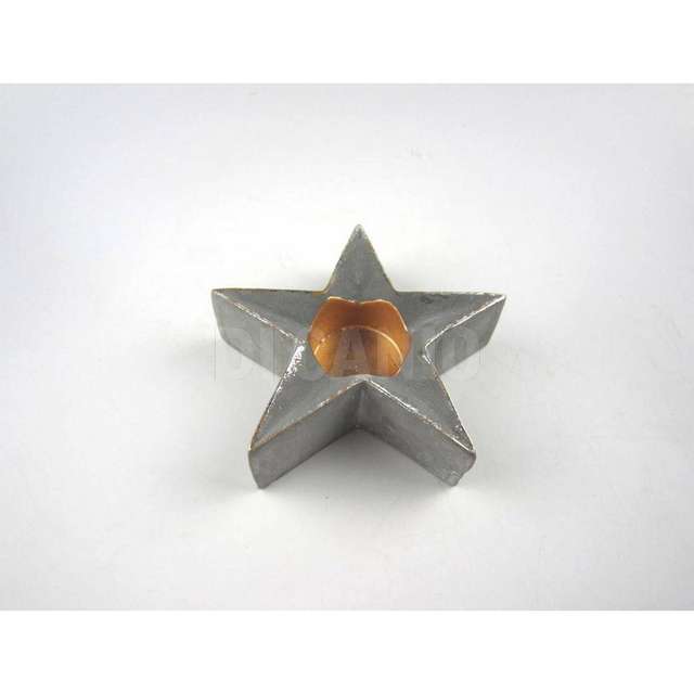 P.lumino stella cemento int.lucente h.3,5_d.12,5cm. creare - Principale