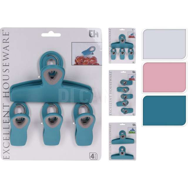 Clip conserva alimenti 9ass 5 pz - Principale