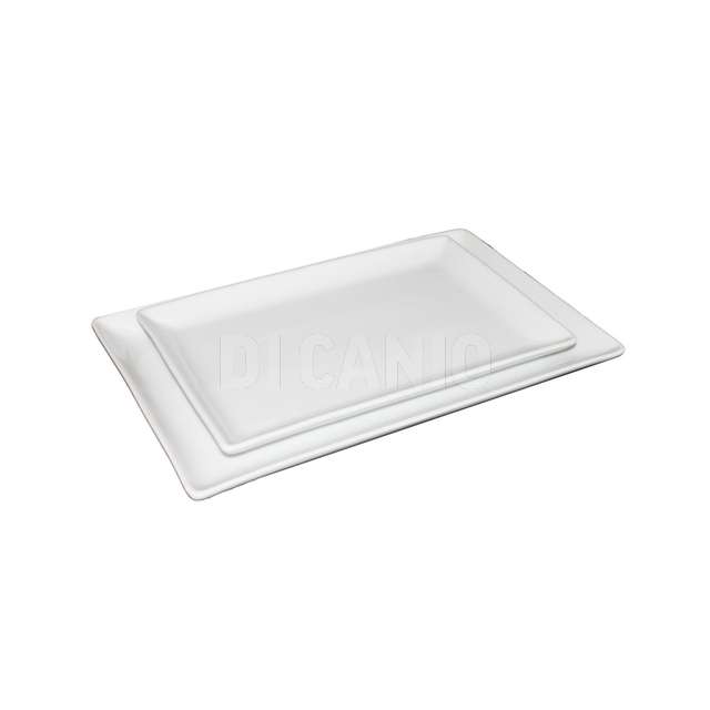 Piatto rett. kent 25x18 cm bianco - Principale