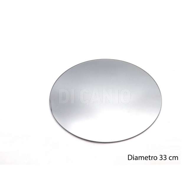 Specchio rotondo diam. 33cm spessore 3mm. - Principale