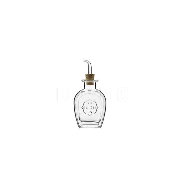 Mini bottiglia n.3 olio_aceto c.tap.vetro_sughero bl.-12514-01- - Principale