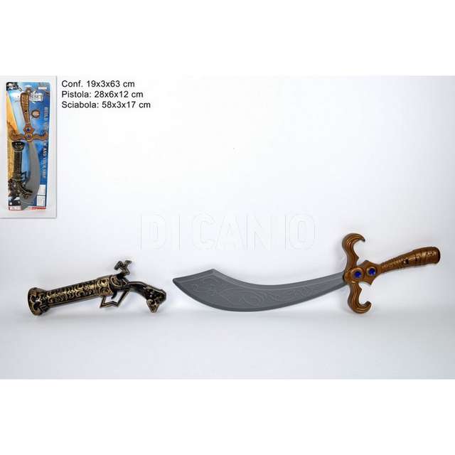 Sciabola e pistola pirata - Principale