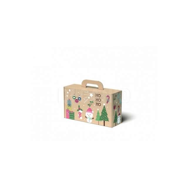 Scatola cartone natale oh oh oh cm.31x18x9.5 - Principale