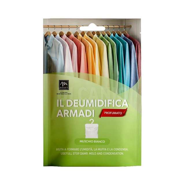 Deumidificatore muschio bianco in plastica con calciocloruro diidratato per arma - Principale