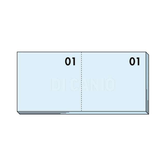 Blocco numerato da 1 a 100 blisterato 13x6 bm - Principale