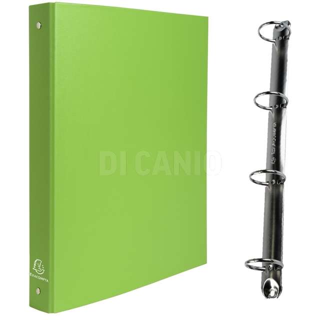 Raccoglitore 4 anelli 30 mm a4 verde chiaro - Principale