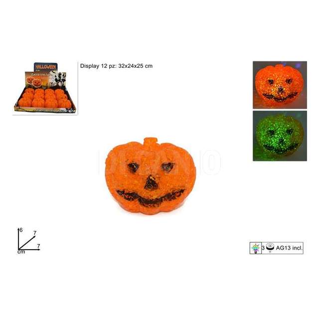 Zucca halloween c_luci cm.7 - Principale