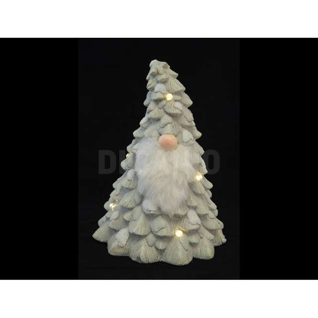 Babbo natura natalizia con luci 37x37xh.50 cm. - Principale