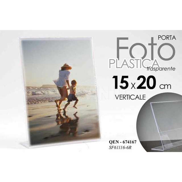 Portafoto plastica cm 15x20 - Principale