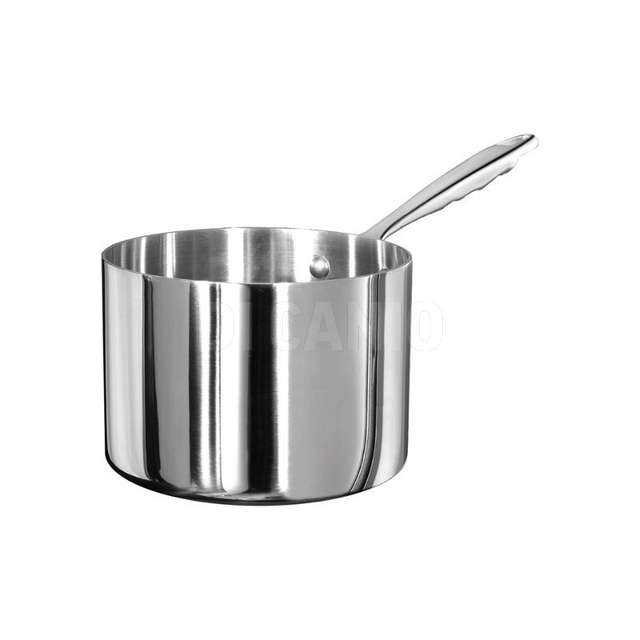 Casseruola alta 1 manico alluminio inoxlucido induzione cm16x12 agnelli - Principale