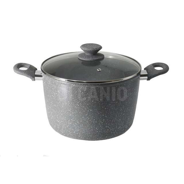 Pentola astra cm. 24 per induzione con coperchio in vetro - Principale