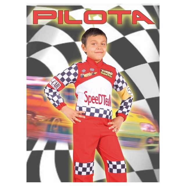 Costume pilota fiori paolo 61020.m - Principale