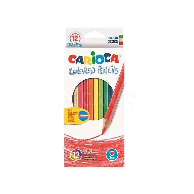 Scatola 12pz pastelli carioca - Principale