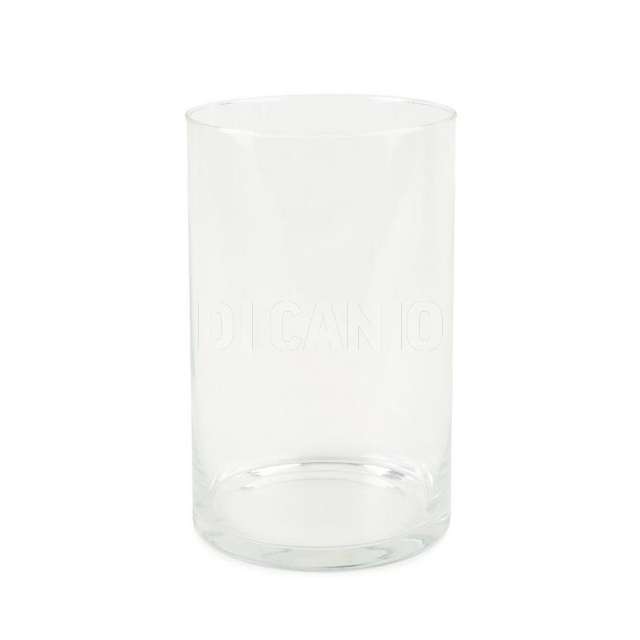 Vaso inn vetro cilindro trasparente cm.19x30 - Principale