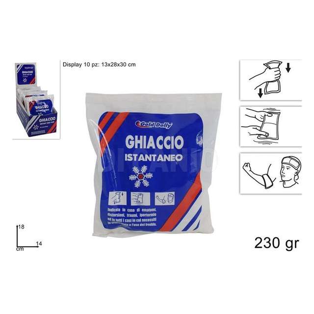 Ghiaccio istantaneo monouso 230 gr - Principale