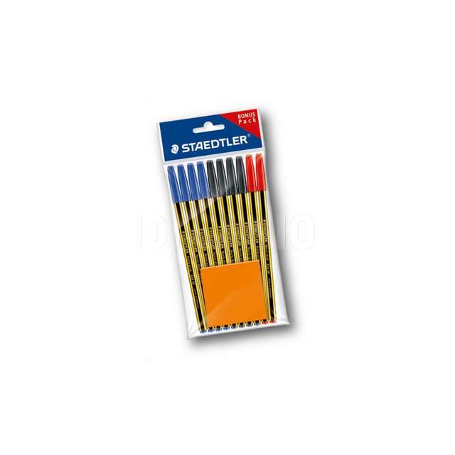 Penna a sfera noris 10pz bk ass. staedtl34asbk10i- - Principale