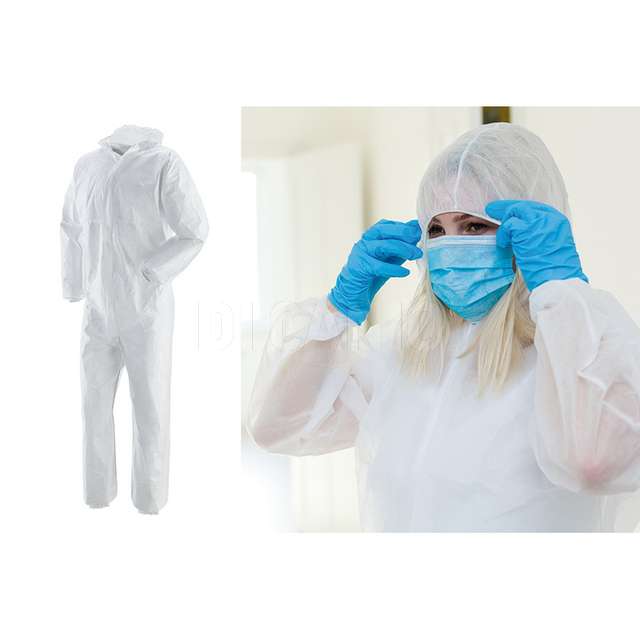 Tuta dpi con zip e cappuccio tnt gr.30tg.xl - Principale