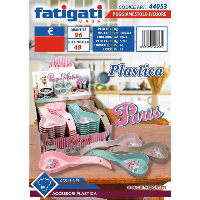 Poggiamestolo f/cuore pp paris ass - Principale