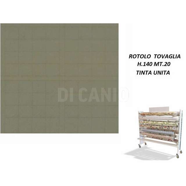 Rotolo tovaglia felpato promo h.140 mt.20 color grigio 0013140000hpromo gem. - Principale