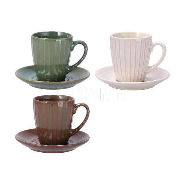 Servizio the ceramica kane 2 persone assrtito 3 colori - Principale