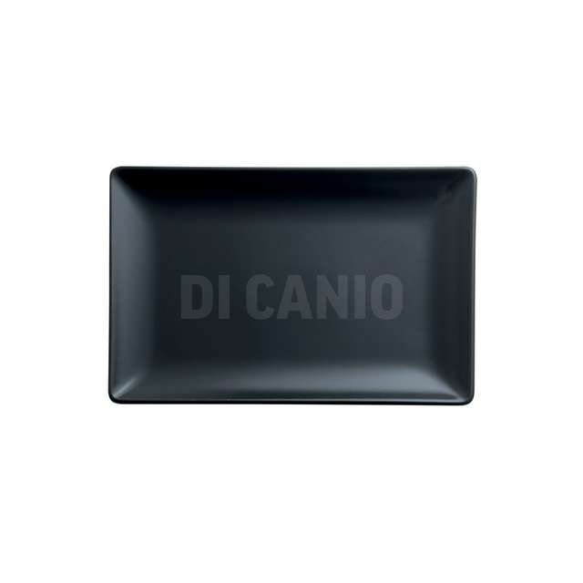 Piatto nero boston v.rettangolare 20x13 - Principale