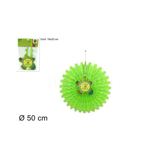 Festone viva 18 anni 50 cm w4138-3_je004147_due esse - Principale