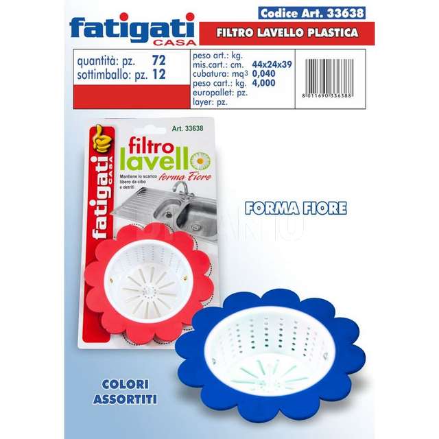 Filtro lavello plast. f_fiore - Principale