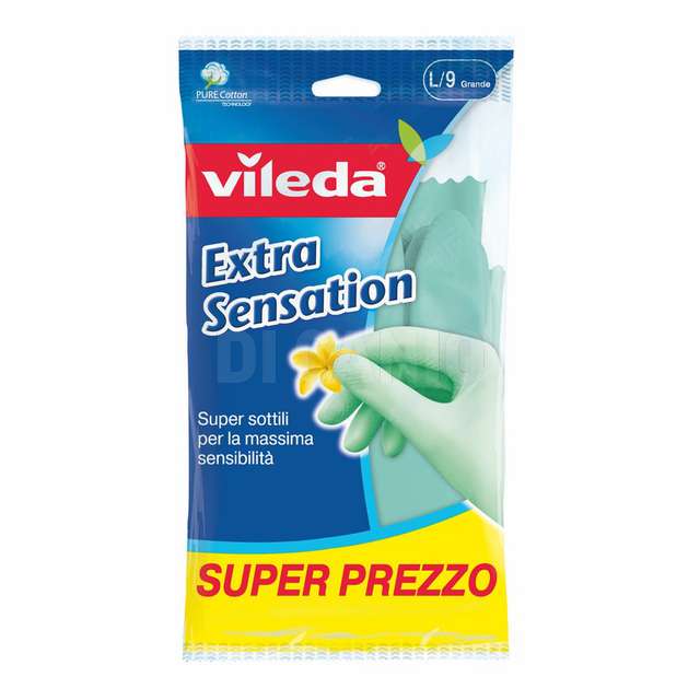 Guanti extra sensation grande std vileda - Principale