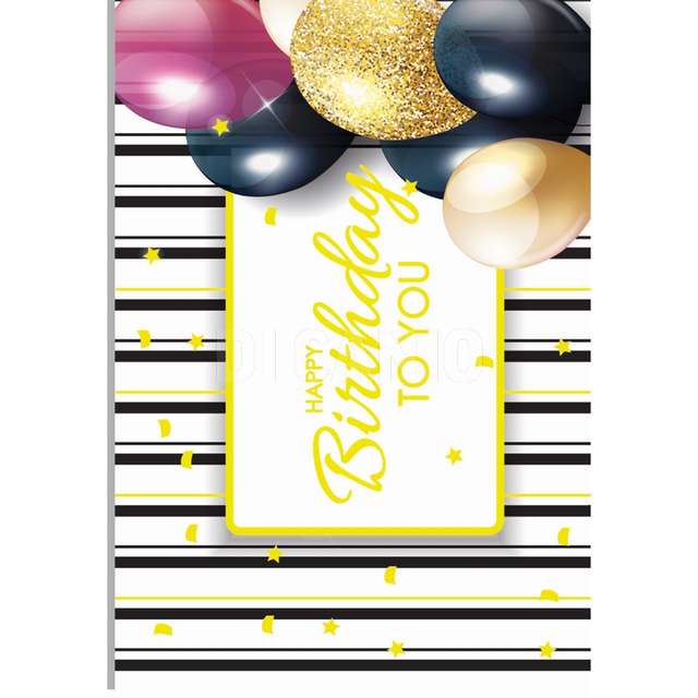 Biglietto . laminato 2024 cod. 241 /d happy birthday - Principale