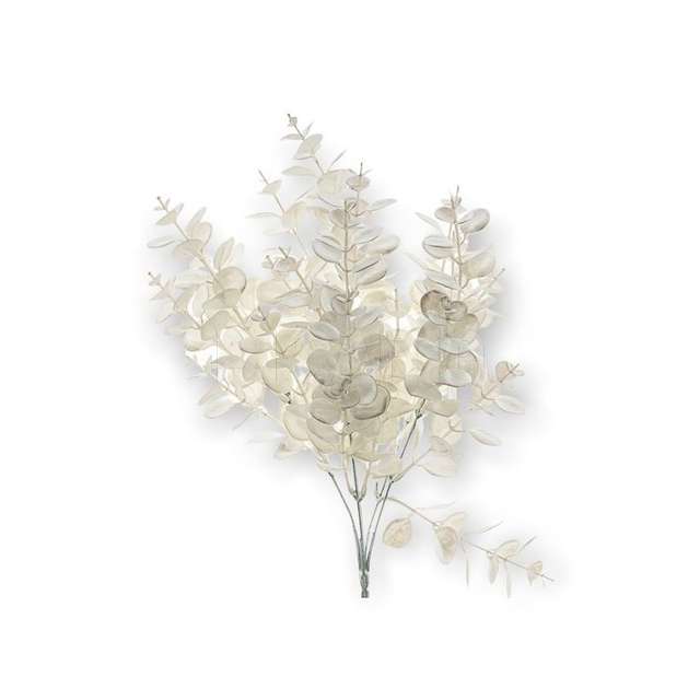 Ramo eucaliptus cm 36 bianco - Principale
