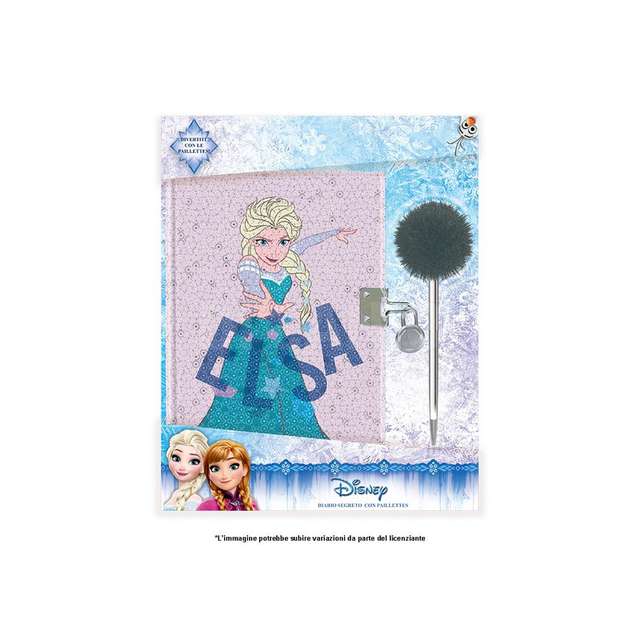 Diario con pailettes reversibile frozen - Principale