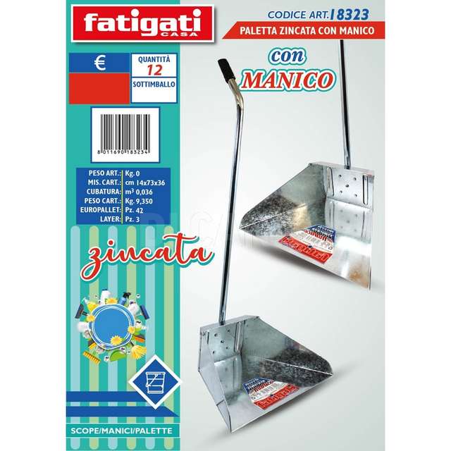 Paletta zincata con manico - Principale