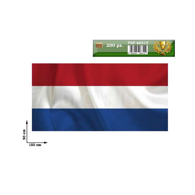 Bandiera nazione olanda 90x150 asta non inclusa - Principale