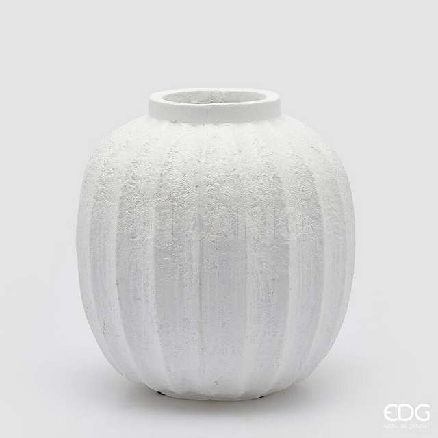 Vaso spicchi rotondo h.39 d.39 white edg - Principale