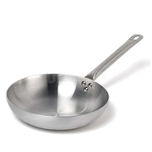 Padella alta in alluminio manico en inox stromboli 3 mm cm.28 - Principale
