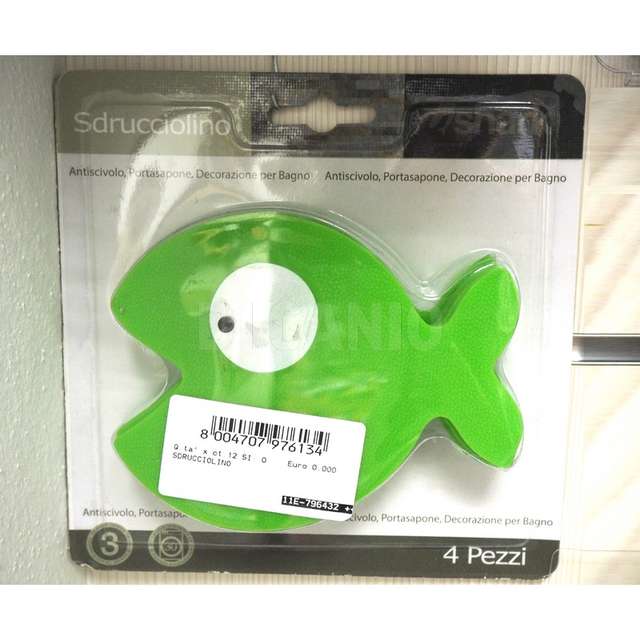 Sdrucciolino antiscivolo pesce verde - Principale
