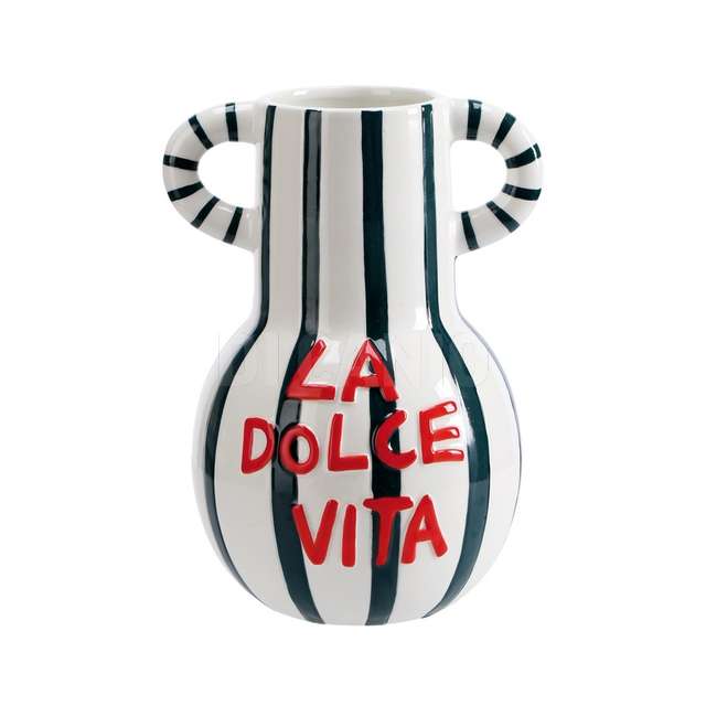 Vaso in ceramica dm.17.5x26.5h - Principale