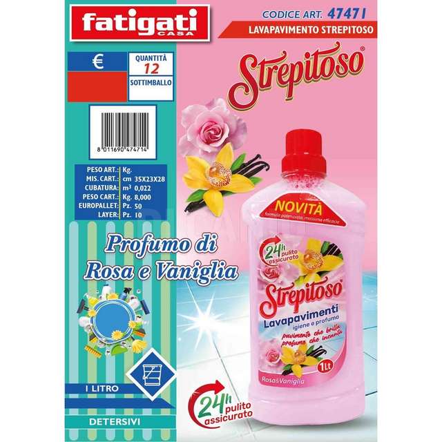 Lavapav.strepitoso rosa/vaniglia 1llt. - Principale