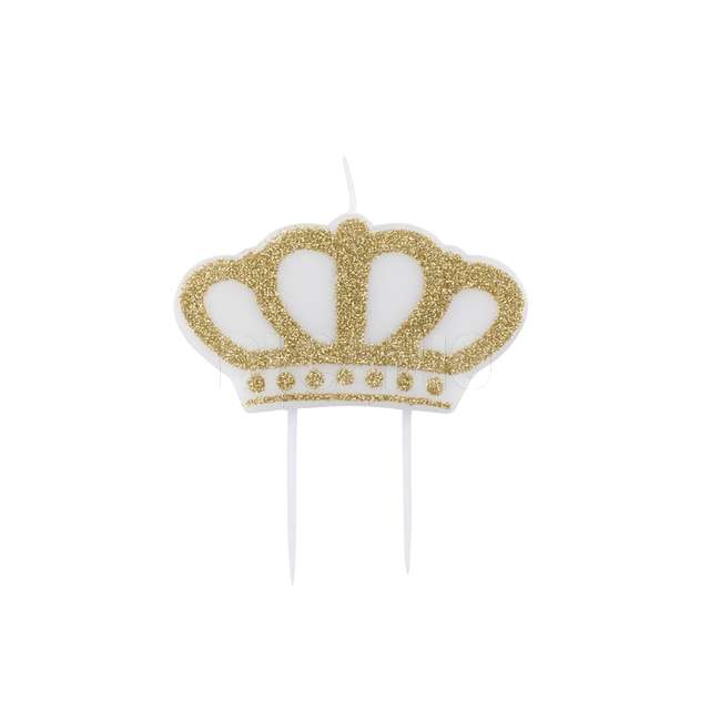 Candela corona oro cm. 8x4.5 - Principale
