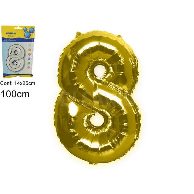 Pallone elio numero 8 oro due esse - Principale